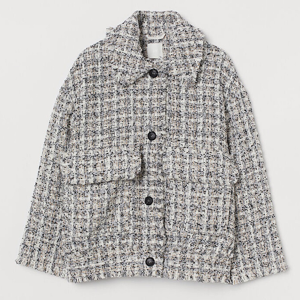 H&M textured-weave jacket